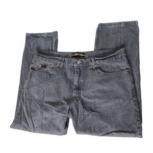 Lee Men's Regular Fit Straight Leg Jeans Size 40 X 30 Gray Wash Denim